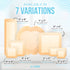 JJ CARE Silicone Foam Dressing 6x6 Inch - (Pack of 5, 10)
